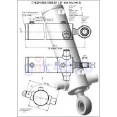 Гидроцилиндр ЦГ-100.50х290.31