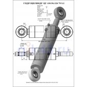 Гидроцилиндр ЦГ-100.50х320.795.11