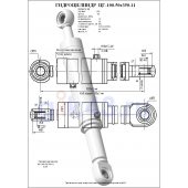 Гидроцилиндр ЦГ-100.50х350.11