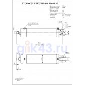 Гидроцилиндр ЦГ-100.50х600.02
