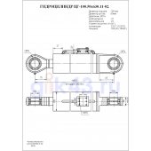 Гидроцилиндр ЦГ-100.50х630.11-02