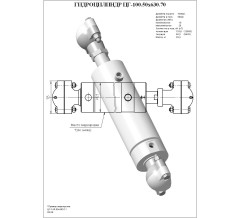 Гидроцилиндр ЦГ-100.50х630.70