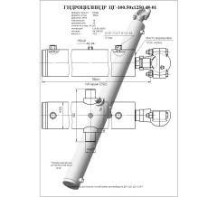 Гидроцилиндр ЦГ-100.50х1250.48-01