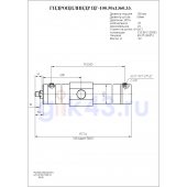 Гидроцилиндр ЦГ-100.50хх1360.33