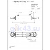 Гидроцилиндр ЦГ-100.63х480.17