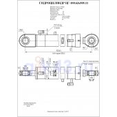Гидроцилиндр ЦГ-100.63х505.11