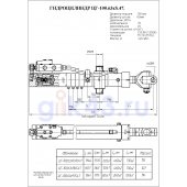 Гидроцилиндр ЦГ-100.63х975.47