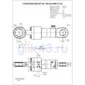 Гидроцилиндр ЦГ-100.63х1000.11-02