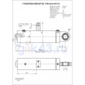 Гидроцилиндр ЦГ-100.63х1125.14