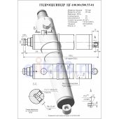 Гидроцилиндр ЦГ-100.80х500.55-01