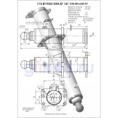 Гидроцилиндр ЦГ-100.80х640.55