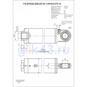 Гидроцилиндр ЦГ-100.90х1670.14