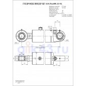 Гидроцилиндр ЦГ-110.56х400.11-01