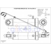 Гидроцилиндр ЦГ-110.56х1280.11