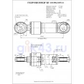 Гидроцилиндр ЦГ-110.80х1185.11