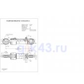 Гидроцилиндр ЦГ-110.80х1600.11