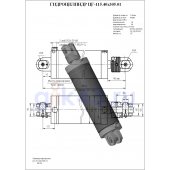 Гидроцилиндр ЦГ-115.40х305.01