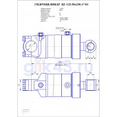 Гидроцилиндр ЦГ-125.50х250.17-03