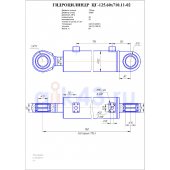 Гидроцилиндр ЦГ-125.60х710.11-02