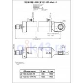 Гидроцилиндр ЦГ-125.63х800.13