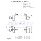 Гидроцилиндр ЦГ-125.63х1010.13-01