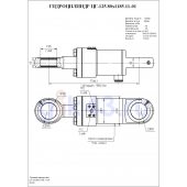 Гидроцилиндр ЦГ-125.80х1185.11-01