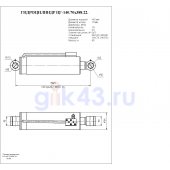 Гидроцилиндр ЦГ-140.70х388.22