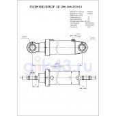 Гидроцилиндр ЦГ-200.160х2320.11