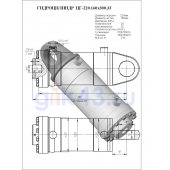 Гидроцилиндр ЦГ-220.160х300.33