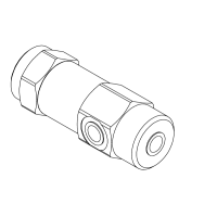 Гидрозамок POC-1-LS-G3/8 односторонний 3-х линейный 3/8''