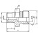 Адаптер BSPP 1/4 - BSPT 1/4 (S101204)