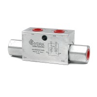 Гидрозамок двусторонний HVBD01NS 1/4''