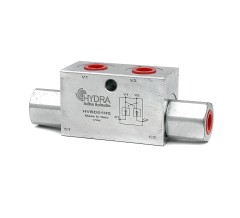 Гидрозамок двусторонний HVBD01NS 1/4''