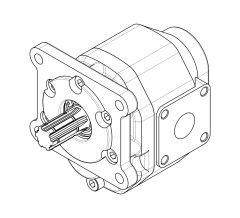 Насос шестеренный GHD0-80B-B01D20-SS09S09-NP.V1H4