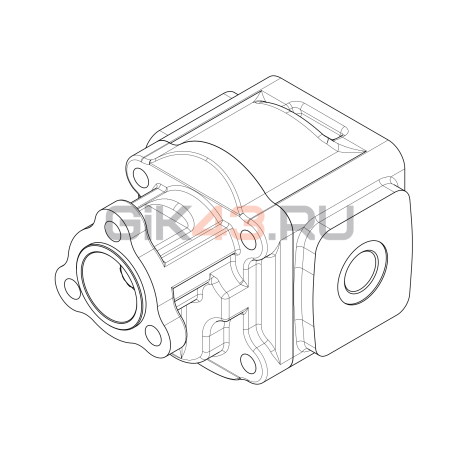 Насос шестеренный GHD1-10B-U01D33-SG03G03-NP.V1H4