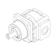 Насос шестеренный GHD1-12B-T01V29-CM09M09M09M09-N014P.V1H4