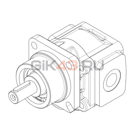 Насос шестеренный GHD1-12B-T01V29-CM09M09M09M09-N014P.V1H4