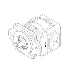 Насос шестеренный GHD1-16L-S35V17-SH08H07-N004P.V1H4