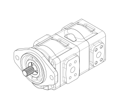Насос шестеренный GHD1-25/7L-S03D13-SE05E02/NE02-VP.V1H4
