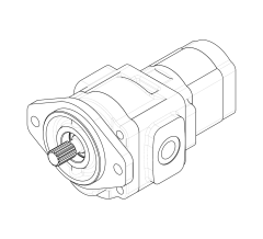 Насос шестеренный GHD1-25/T3-6L-S03D13-SG05G04/NG03-VP.V1H4
