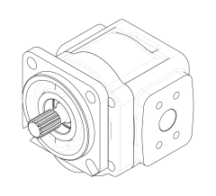 Насос шестеренный GHD1-29L-S05D13-SE04E03-NP.V1H4