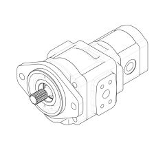 Насос шестеренный GHD1-29/T3-6L-S03D13-SE04E02/G04G03-NP.V1H4