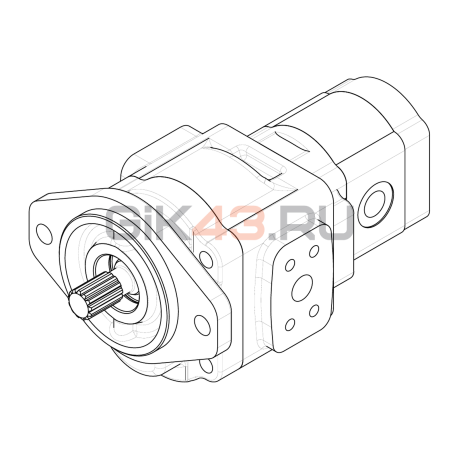Насос шестеренный GHD1-29/T3-6R-S03D13-SE04E02/G04G03-NP.V1H4 Насос шестеренный GHD1-29/T3-6R-S03D13-SE04E02/G04G03-NP.V1H4