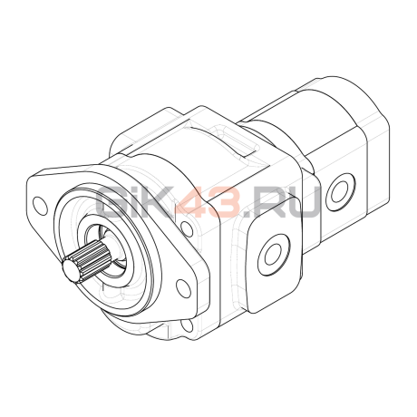 Насос шестеренный GHD1-29/T3-6R-S03D13-SM09M07/M05M03-NP.V1H4 Насос шестеренный GHD1-29/T3-6R-S03D13-SM09M07/M05M03-NP.V1H4