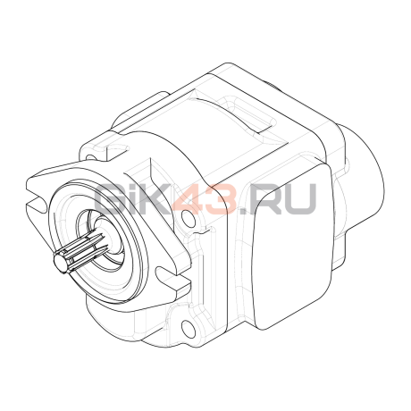 Насос шестеренный GHD1-32L-S02D11-RG05G04-NP.V1H4 Насос шестеренный GHD1-32L-S02D11-RG05G04-NP.V1H4
