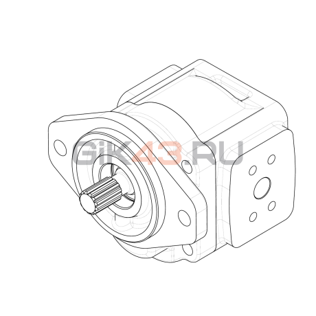 Насос шестеренный GHD1-32L-S03D13-SE04E02-NP.V1H4