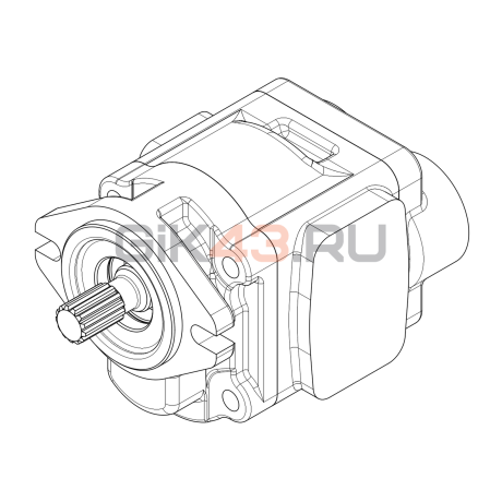 Насос шестеренный GHD1-36R-S02D13-RG05G03-VP.V1H4 Насос шестеренный GHD1-36R-S02D13-RG05G03-VP.V1H4