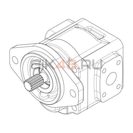 Насос шестеренный GHD1-36L-S03D13-SE05E03-NP.V1H4