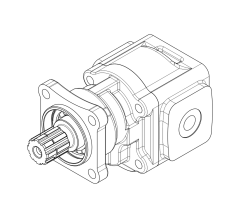 Насос шестеренный GHD1-36L-I01D18-CG04G04G04G04-NP.V1H4 Насос шестеренный GHD1-36L-I01D18-CG04G04G04G04-NP.V1H4