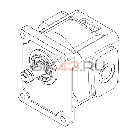 Насос шестеренный GHD1-36L-R11C11-SG05G04-NP.V1H4